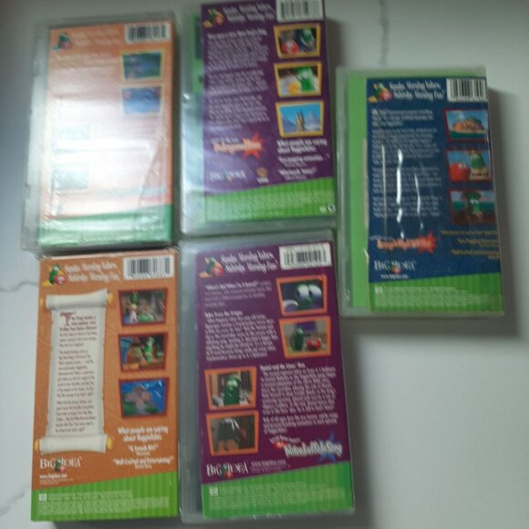 VeggieTales VHS tapes Educational Christian Moral fables social etiquette - Picture 2 of 3
